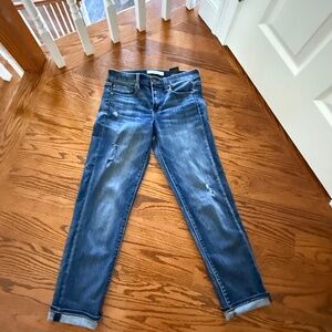 Liverpool Los Angeles  Women’s Cropped Girlfriend Jeans Size 4